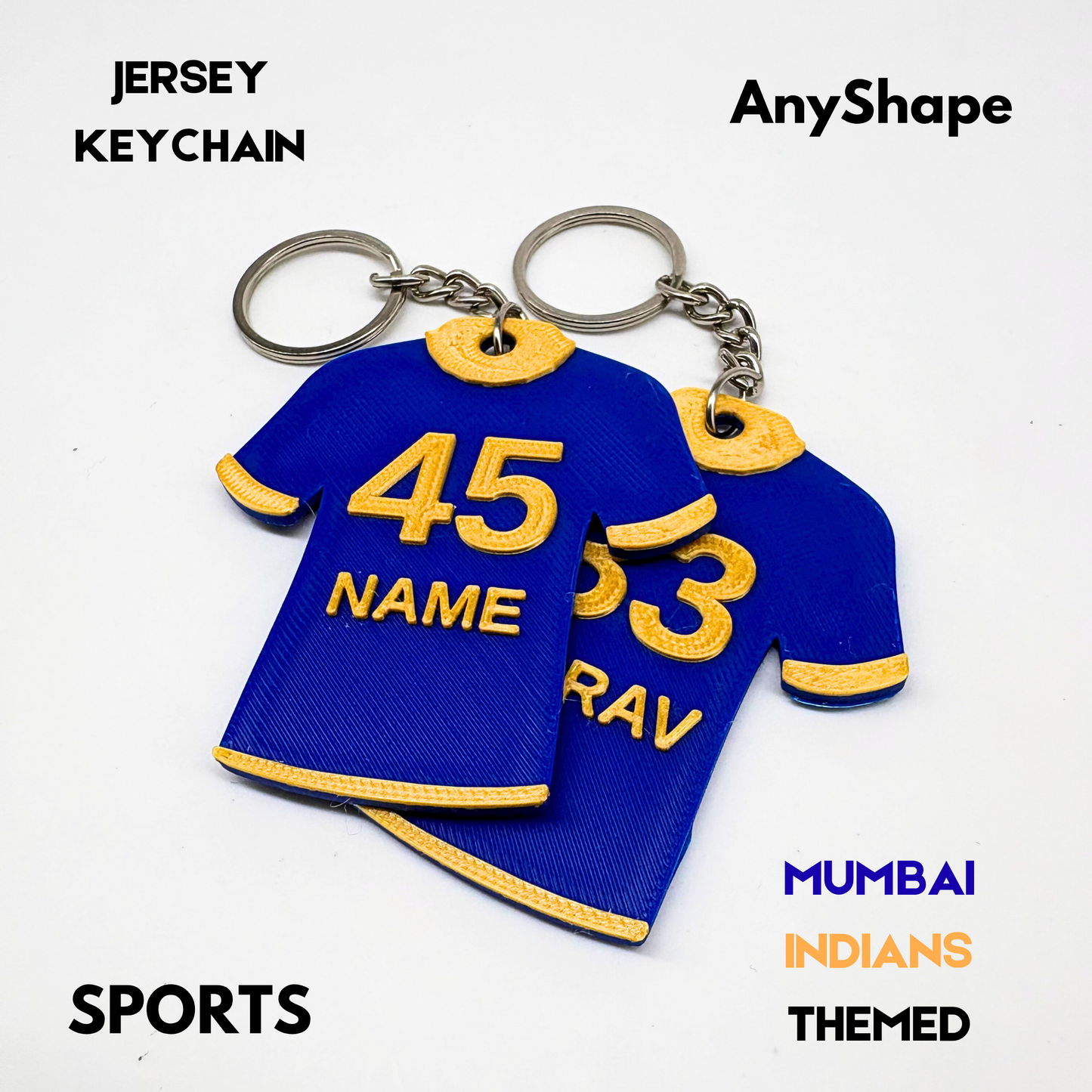 MI Themed Jersey Keychain