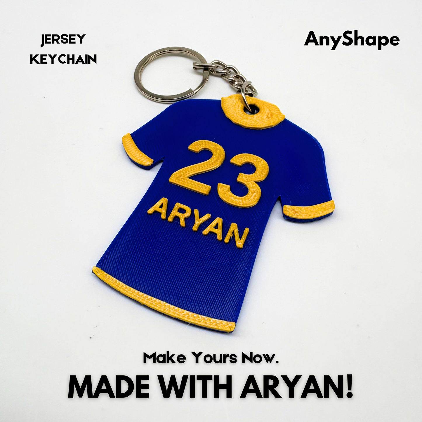 MI Themed Jersey Keychain
