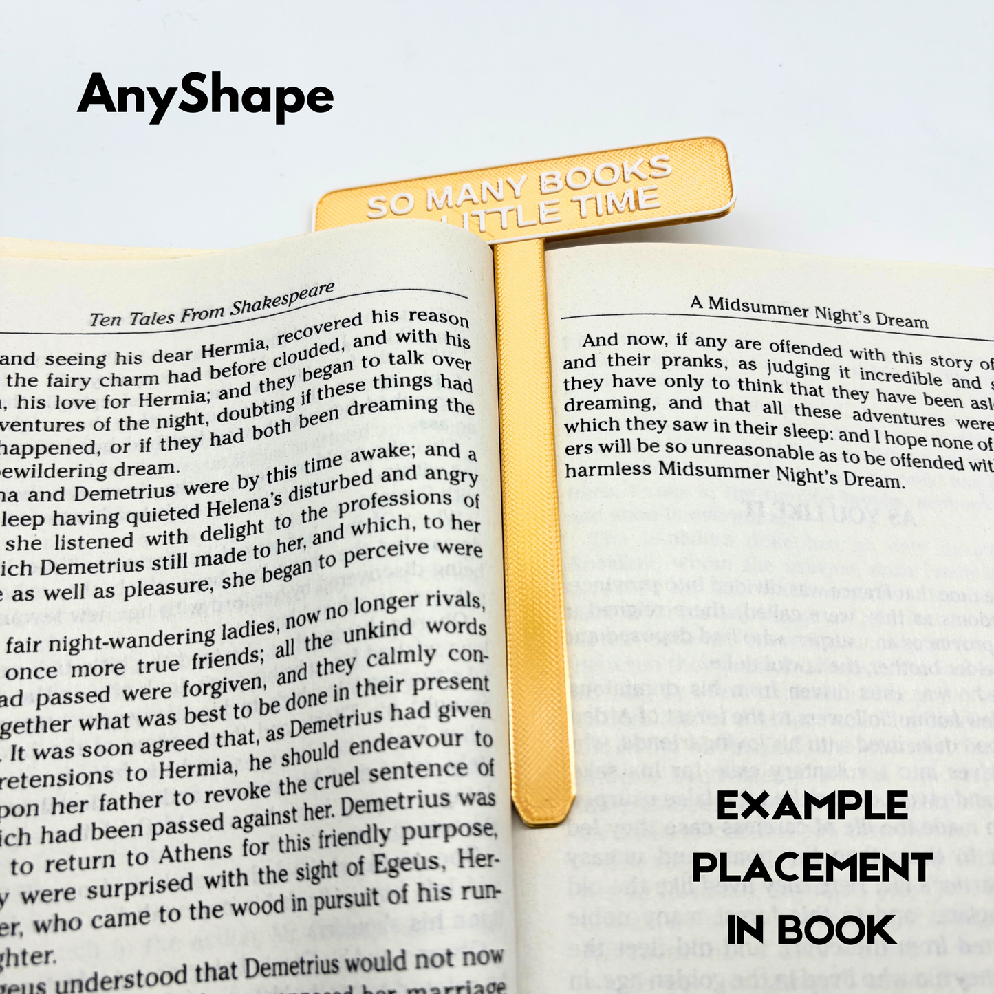 2-Line Personalized Bookmark