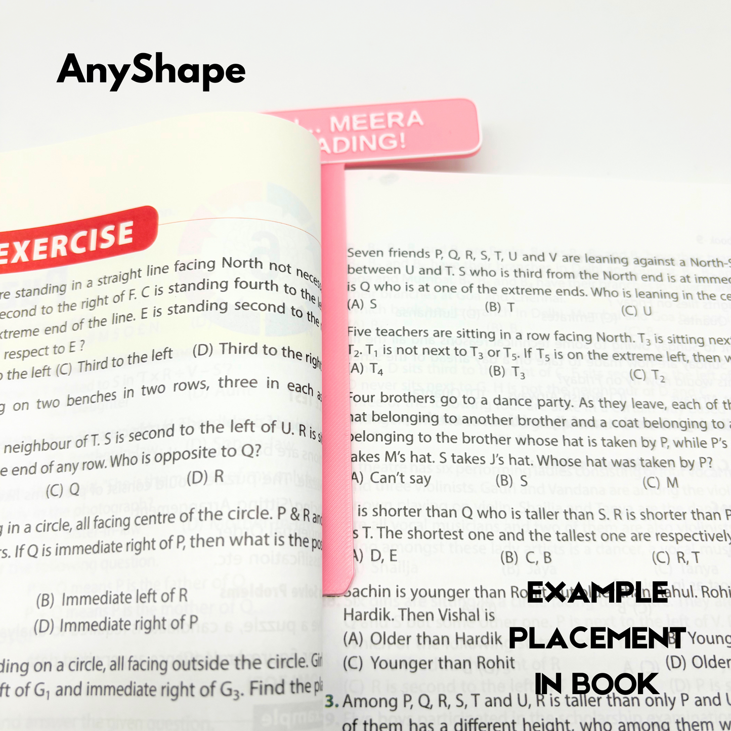 2-Line Personalized Bookmark