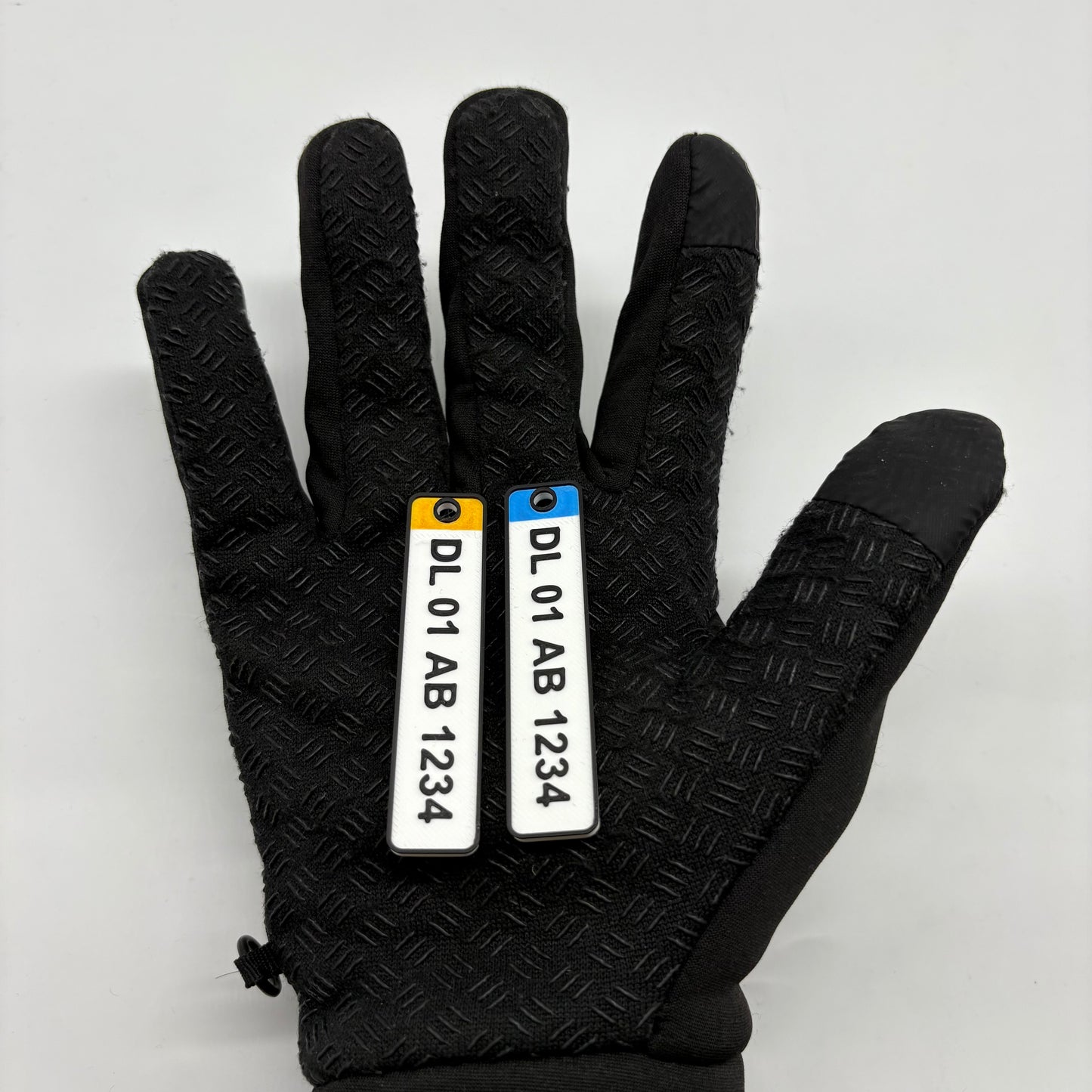 Vehicle Number Plate Keychain