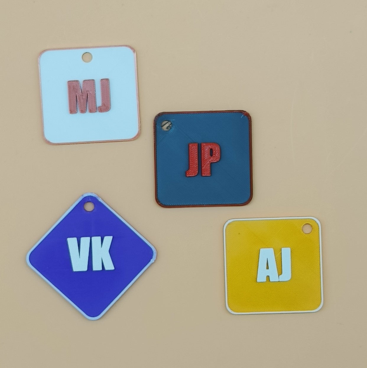 Initials Tags