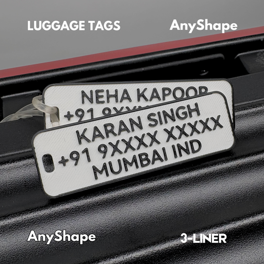 3-Line Custom Luggage Tag