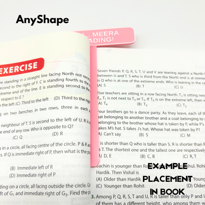 2-Line Personalized Bookmark